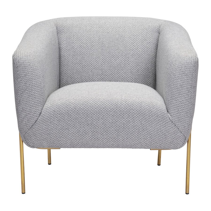 Zuo Modern Micaela Armchair, Gray