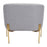 Zuo Modern Micaela Armchair, Gray