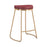 Zuo Modern Bree Counter Stool Set of 2, Burgundy/Gold