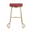Zuo Modern Bree Counter Stool Set of 2, Burgundy/Gold