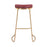 Zuo Modern Bree BarStool Set of 2, Burgundy/Gold