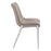 Zuo Modern Magnus Dining Chair Set of 2, Brown/Silver