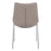 Zuo Modern Magnus Dining Chair Set of 2, Brown/Silver