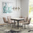 Zuo Modern Magnus Dining Chair Set of 2, Brown/Silver