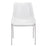 Zuo Modern Magnus Dining Chair Set of 2, White/Silver