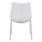 Zuo Modern Magnus Dining Chair Set of 2, White/Silver