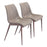 Zuo Modern Magnus Dining Chair Set of 2, Brown/Walnut - 101272