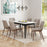 Zuo Modern Magnus Dining Chair Set of 2, Brown/Walnut