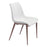 Zuo Modern Magnus Dining Chair Set of 2, White/Walnut