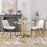 Zuo Modern Magnus Dining Chair Set of 2, White/Walnut