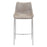Zuo Modern Magnus BarStool Set of 2, Brown/Silver