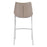 Zuo Modern Magnus BarStool Set of 2, Brown/Silver