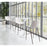 Zuo Modern Magnus BarStool Set of 2, White/Walnut