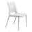 Zuo Modern Ace Dining Chair Set of 2, White/Silver