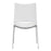 Zuo Modern Ace Dining Chair Set of 2, White/Silver