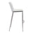 Zuo Modern Ace BarStool Set of 2, White/Silver