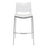 Zuo Modern Ace BarStool Set of 2, White/Silver