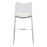 Zuo Modern Ace BarStool Set of 2, White/Silver