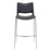 Zuo Modern Ace BarStool Set of 2, Black/Silver
