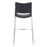 Zuo Modern Ace BarStool Set of 2, Black/Silver