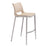 Zuo Modern Ace BarStool Set of 2, Light Pink/Silver