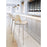 Zuo Modern Ace BarStool Set of 2, Light Pink/Silver