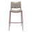 Zuo Modern Ace BarStool Set of 2, Brown/Walnut