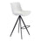 Zuo Modern Aki BarStool Set of 2, White/Black