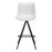 Zuo Modern Aki BarStool Set of 2, White/Black