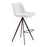 Zuo Modern Aki BarStool Set of 2, White/Walnut