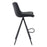 Zuo Modern Aki BarStool Set of 2, Black