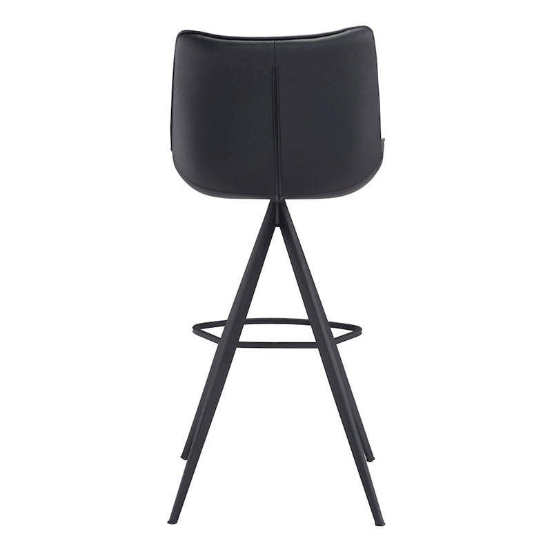 Zuo Modern Aki BarStool Set of 2, Black