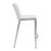 Zuo Modern Ace Counter Stool Set of 2, White/Silver