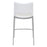 Zuo Modern Ace Counter Stool Set of 2, White/Silver