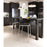 Zuo Modern Ace Counter Stool Set of 2, Black/Silver