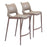 Zuo Modern Ace Counter Stool Set of 2, Brown/Walnut - 101392
