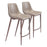 Zuo Modern Magnus Counter Stool Set of 2, Brown/Walnut - 101410