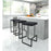 Zuo Modern Element BarStool, Black