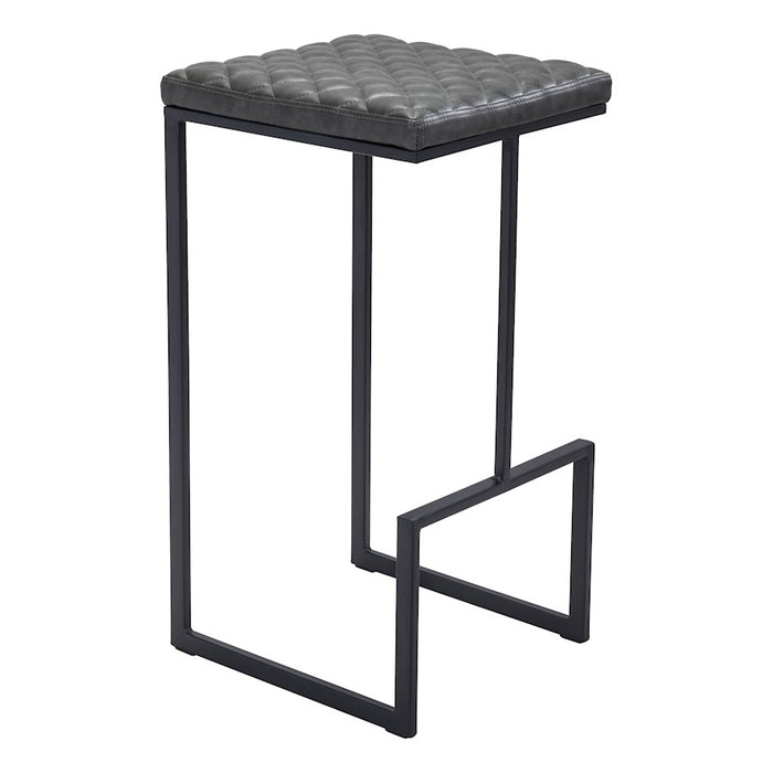 Zuo Modern Element BarStool, Gray - 101458