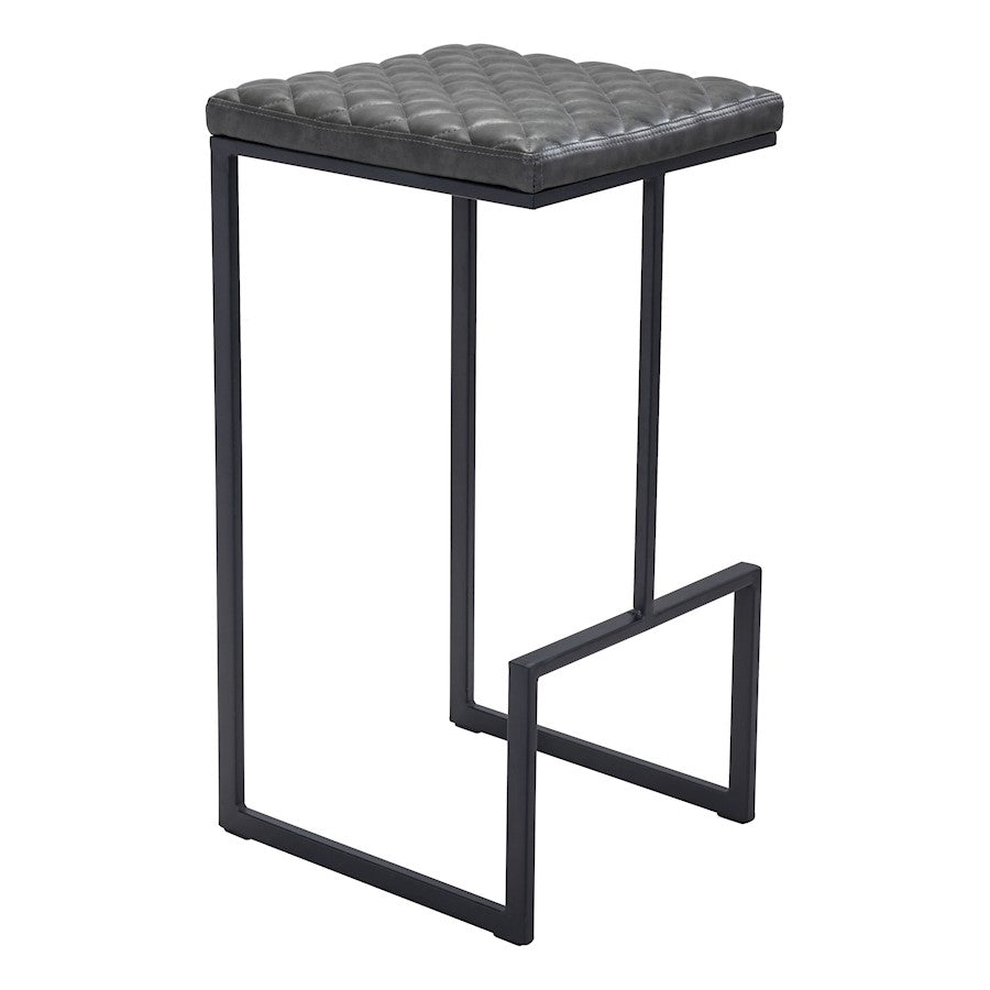 Zuo Modern Element BarStool, Gray - 101458
