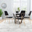 Zuo Modern Chloe Dining Chair Set of 2, Black/Gold