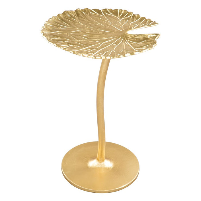 Zuo Modern Lily Side Table, Gold