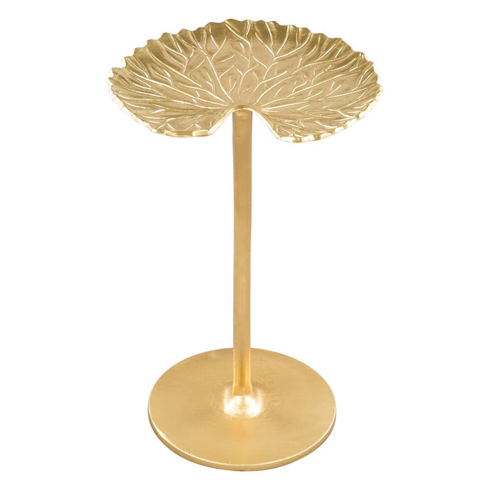 Zuo Modern Lily Side Table, Gold