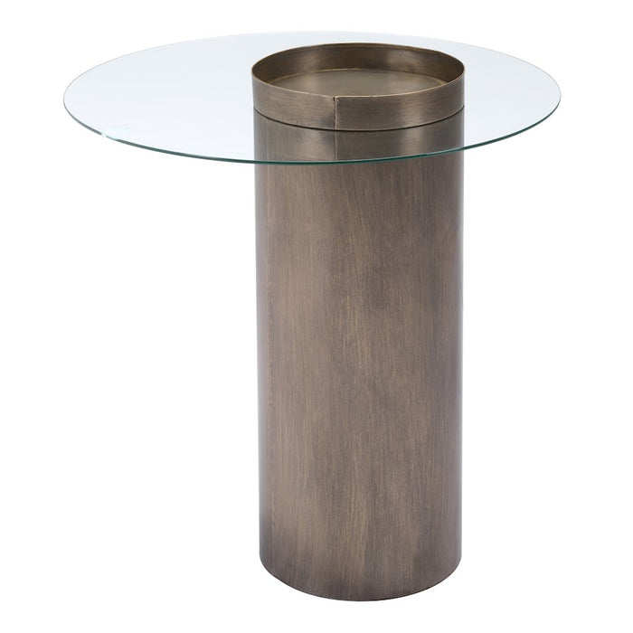 Zuo Modern Emi End Table, Antique Bronze