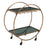 Zuo Modern Arc Bar Cart, Brass/Black