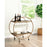 Zuo Modern Arc Bar Cart, Brass/Black