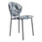 Zuo Modern Clyde Dining Chair Set of 2, Leaf Print/Black