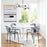 Zuo Modern Clyde Dining Chair Set of 2, Leaf Print/Black