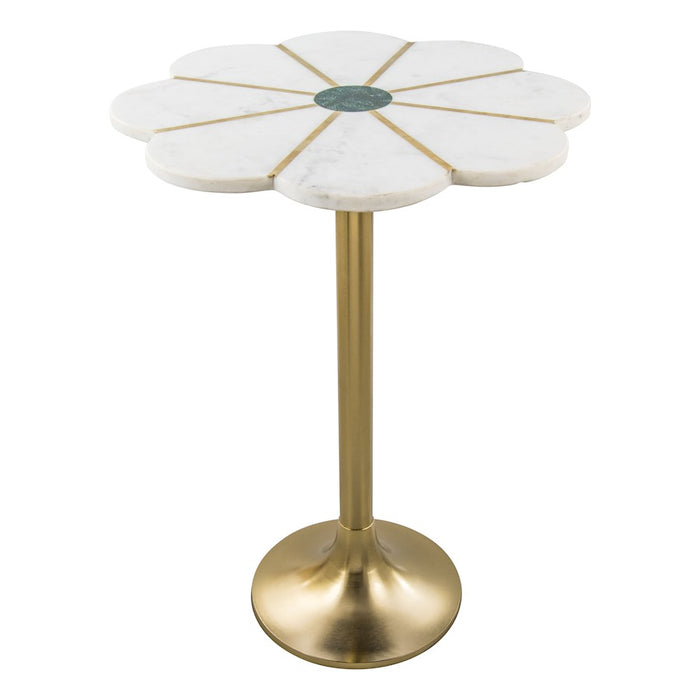 Zuo Modern Scallop Side Table, Multicolor