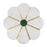 Zuo Modern Scallop Side Table, Multicolor